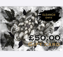 Load image into Gallery viewer, Eleanor Onyx Art and Tattoo Gift Card

