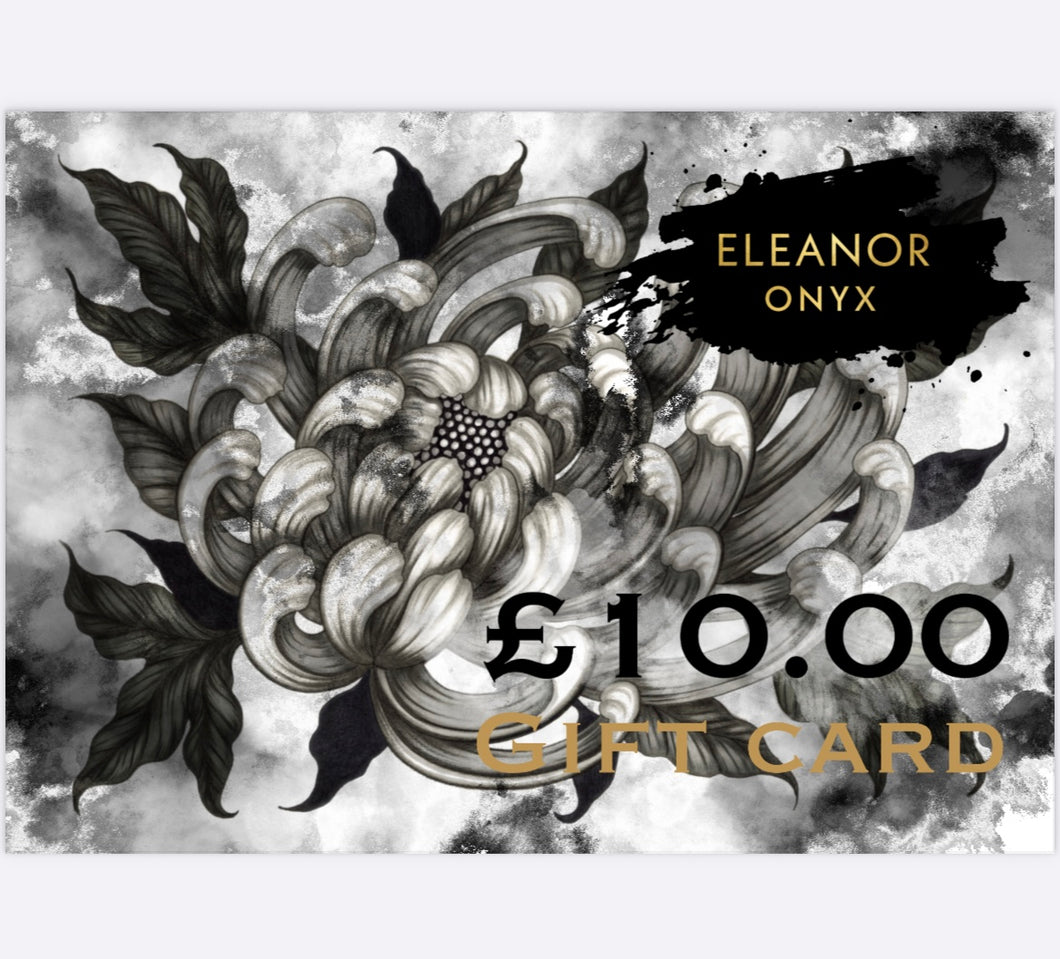Eleanor Onyx Art and Tattoo Gift Card